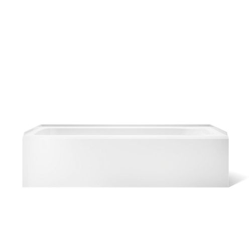 Main product image of Avec 72" x 36" Alcove Bathtub with Left Drain (White)