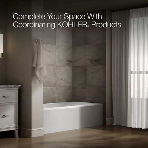 Main product image of Avec 72" x 36" Alcove Bathtub with Left Drain (White)