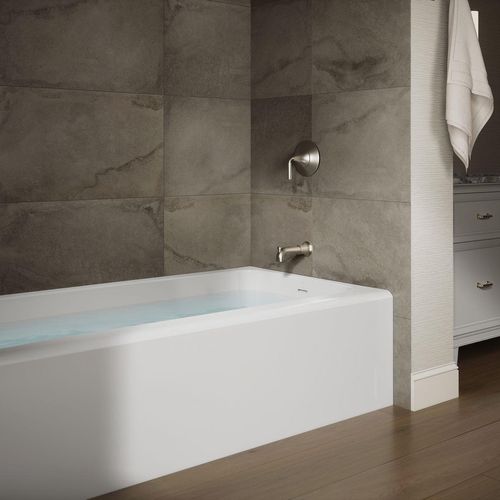Main product image of Avec 72" x 36" Alcove Bathtub with Right Drain (White)