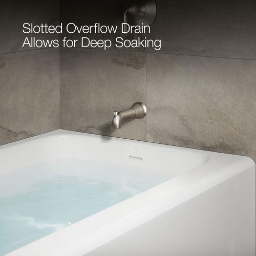 Main product image of Avec 72" x 36" Alcove Bathtub with Right Drain (White)