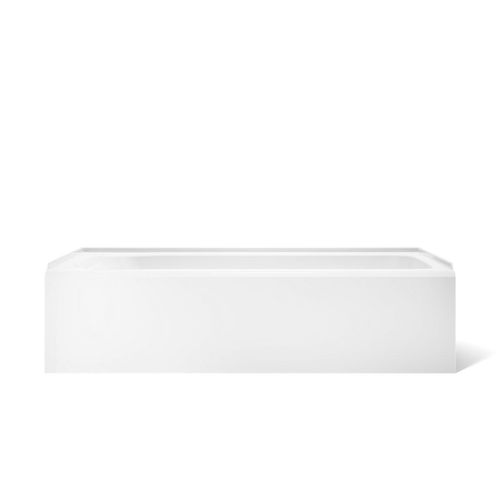 Main product image of Avec 72" x 36" Alcove Bathtub with Right Drain (White)