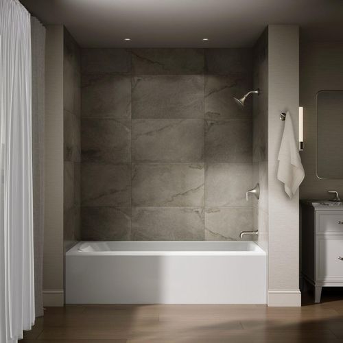 Main product image of Avec 72" x 36" Alcove Bathtub with Right Drain (White)