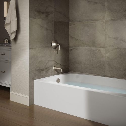 Main product image of Entity 60" x 36" Alcove Bathtub with Left Drain (White)