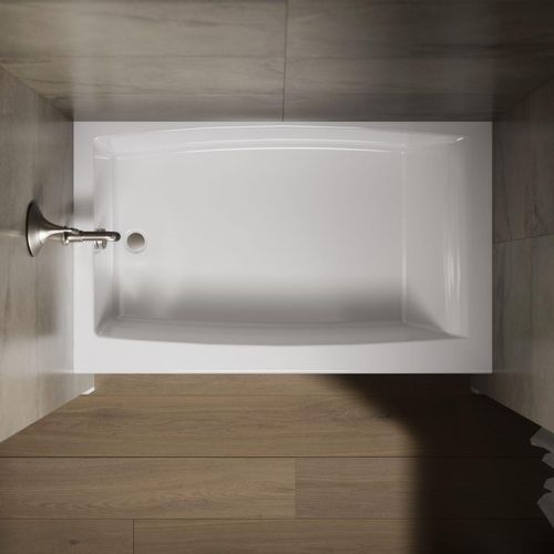 Main product image of Entity 60" x 36" Alcove Bathtub with Left Drain (White)