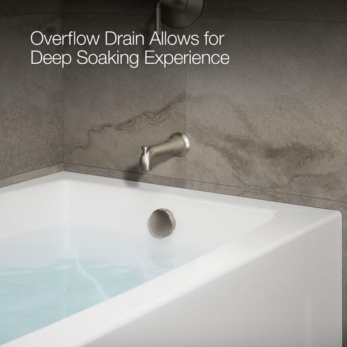 Main product image of Entity 60" x 36" Alcove Bathtub with Right Drain (White)