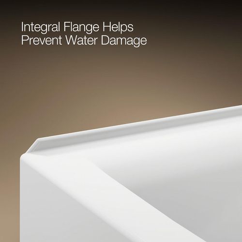 Main product image of Entity 60" x 36" Alcove Bathtub with Right Drain (White)