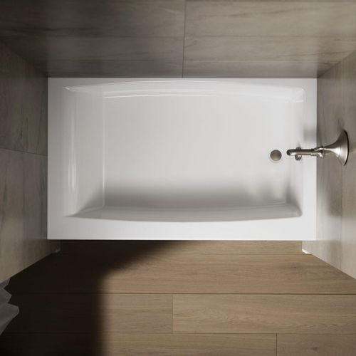 Main product image of Entity 60" x 36" Alcove Bathtub with Right Drain (White)