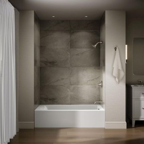 Main product image of Entity 60" x 36" Alcove Bathtub with Right Drain (White)