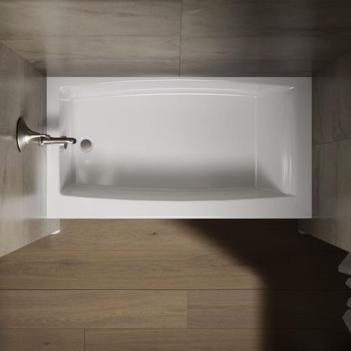 Main product image of Entity 60" x 32" Alcove Bathtub with Left Drain (White)