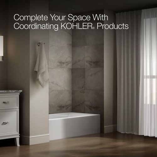Main product image of Entity 60" x 32" Alcove Bathtub with Left Drain (White)