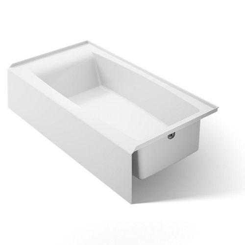 Main product image of Entity 60" x 32" Alcove Bathtub with Right Drain (White)