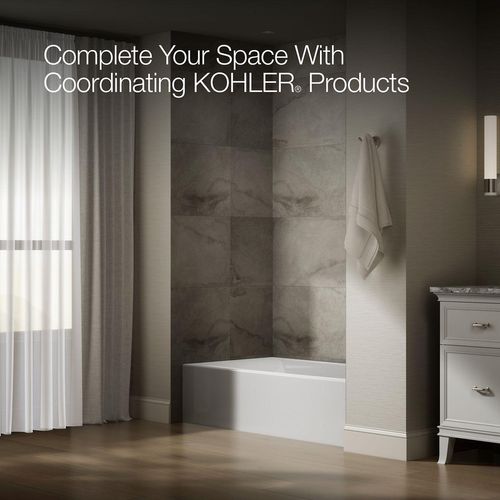 Main product image of Entity 60" x 32" Alcove Bathtub with Right Drain (White)