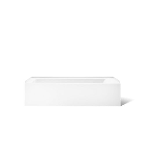 Main product image of Entity 60" x 30" Alcove Bathtub with Left Drain (White)