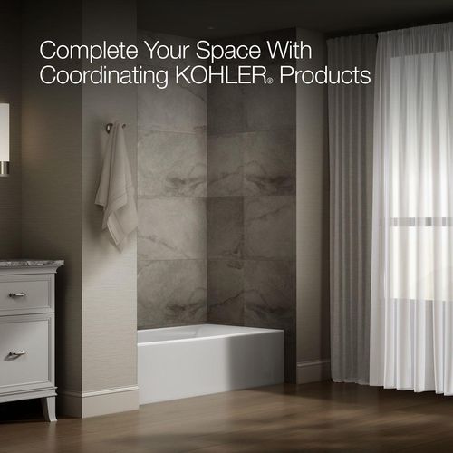 Main product image of Entity 60" x 30" Alcove Bathtub with Left Drain (White)