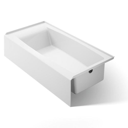 Main product image of Entity 60" x 30" Alcove Bathtub with Right Drain (White)