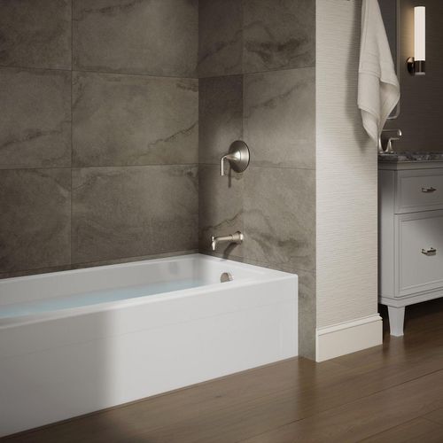 Main product image of Entity 60" x 30" Alcove Bathtub with Right Drain (White)