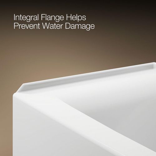 Main product image of Entity 60" x 30" Alcove Bathtub with Right Drain (White)