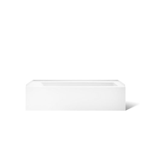 Main product image of Entity 60" x 30" Alcove Bathtub with Right Drain (White)