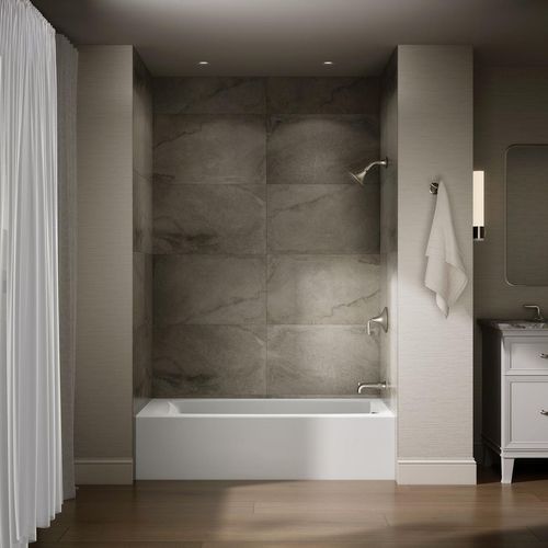Main product image of Entity 60" x 30" Alcove Bathtub with Right Drain (White)