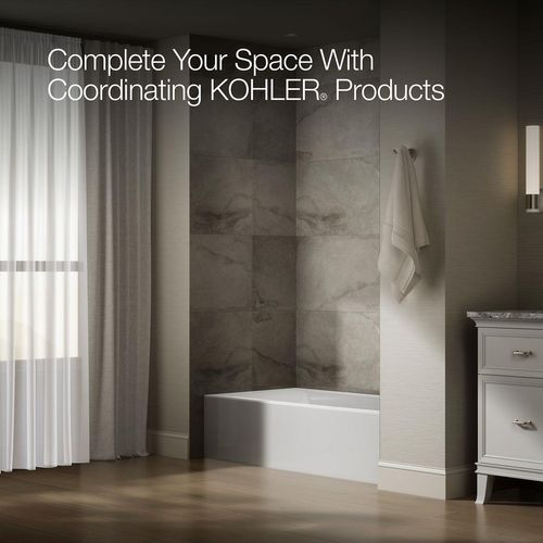 Main product image of Entity 60" x 30" Alcove Bathtub with Right Drain (White)