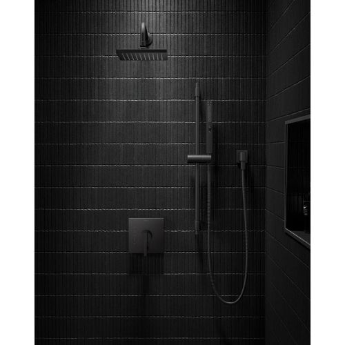 Main product image of Honesty Showering Kit with Rainhead, Handshower, and Trim, 2.5 GPM (Matte Black), K-26273-Y-BL