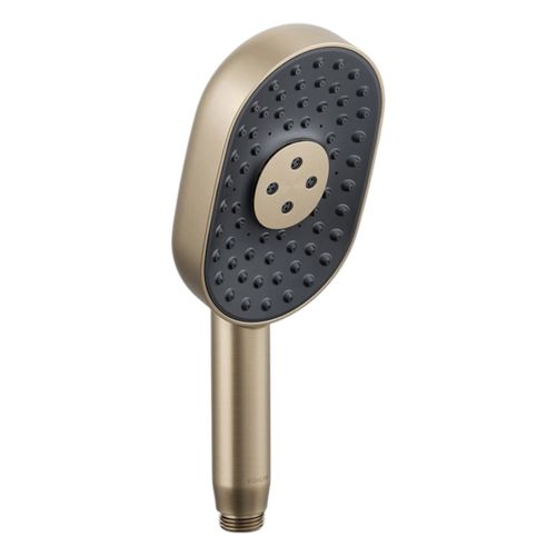 Main product image of Statement Oblong Three-Function Handshower, 1.75 Gpm (Vibrant Brushed Bronze), K-26284-G-BV