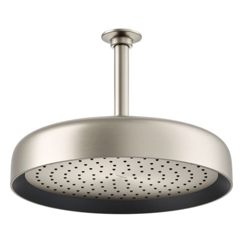 Main product image of Statement Round 12" Single-Function Rainhead, 2.5 Gpm (Vibrant Brushed Nickel), K-26291-BN