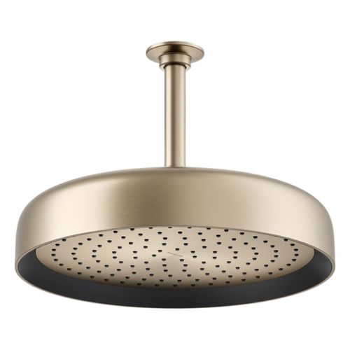 Main product image of Statement Round 12" Single-Function Rainhead, 1.75 Gpm (Vibrant Brushed Bronze), K-26291-G-BV