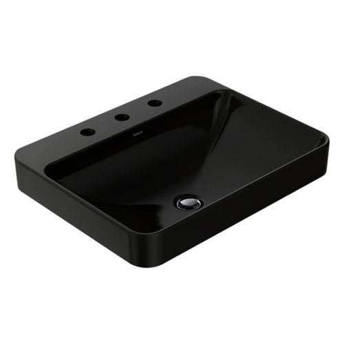 Main product image of Vox 23" Rectangular Vessel Bathroom Sink (Black), K-2660-8-7
