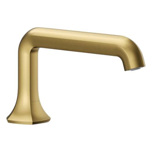 Main product image of Occasion Deck-Mount Bath Spout w/ Straight Design (Vibrant Brushed Moderne Brass), K-27017-2MB