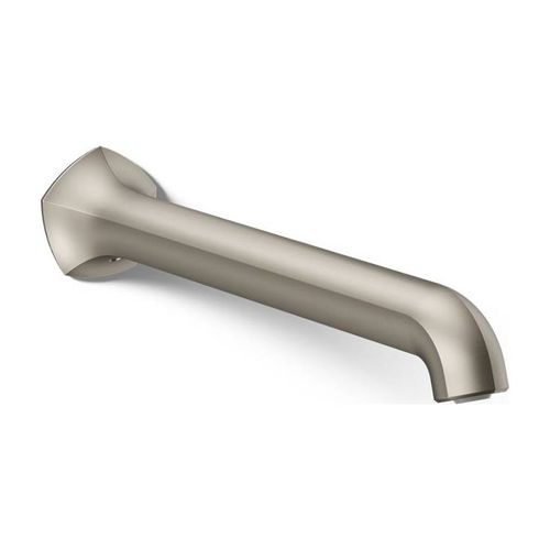 Main product image of Wall-Mount Bath Spout w/ Straight Design, 12" (Vibrant Brushed Nickel), K-27115-BN