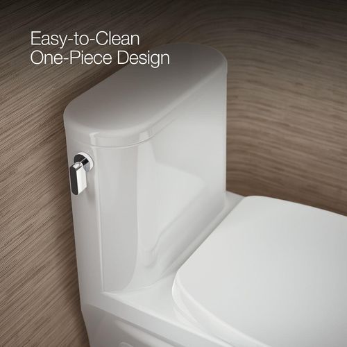 Main product image of Spacity One-Piece Compact Elongated Toilet with Skirted Trapway, 1.28 GPF (White), K-28020-0