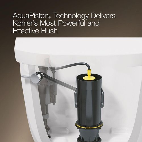Main product image of Spacity One-Piece Compact Elongated Toilet with Skirted Trapway, 1.28 GPF (White), K-28020-0