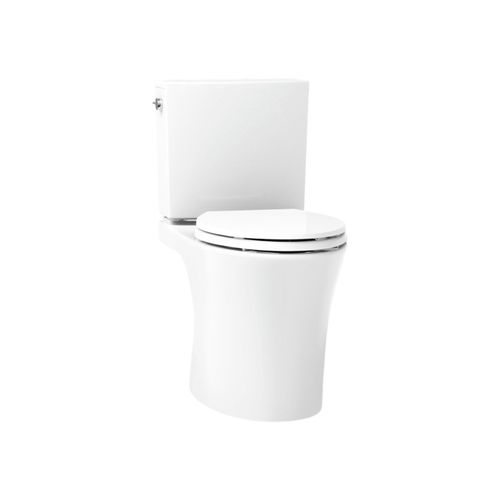 Main product image of Veil Two-Piece Elongated Toilet w/ Skirted Trapway, 1.28 Gpf (White), K-28161-0