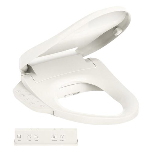 Main product image of Purewash E725 Elongated Bidet Toilet Seat w/ Remote Control (Biscuit), K-28229-96