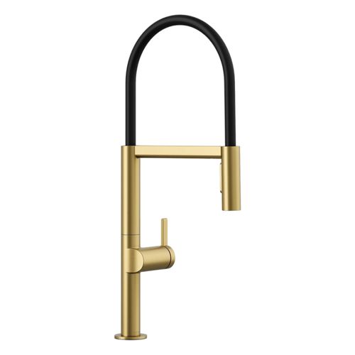 Main product image of Components Semi-Professional Kitchen Sink Faucet w/ Two-Function Sprayhead (Vibrant Brushed Moderne Brass), K-28267-2MB