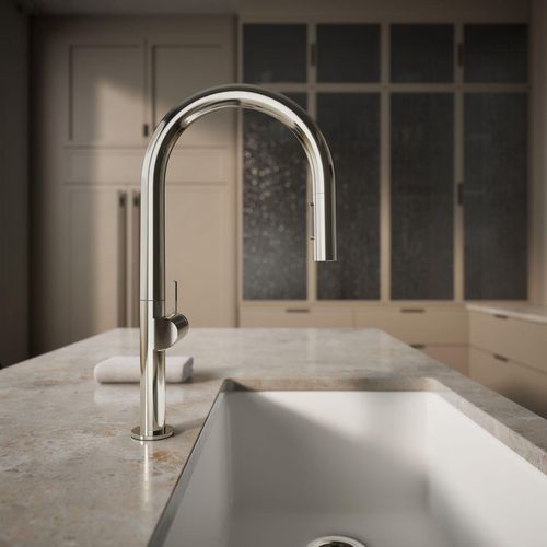 Main product image of Components Pull-Down Kitchen Sink Faucet with Two-Function Sprayhead (Vibrant Polished Nickel), K-28268-SN