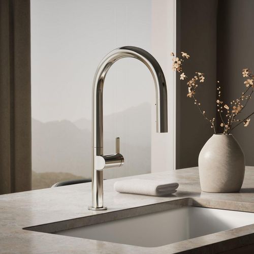 Main product image of Components Pull-Down Kitchen Sink Faucet with Two-Function Sprayhead (Vibrant Polished Nickel), K-28268-SN