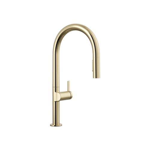 Main product image of Components Touchless Pull-Down Kitchen Sink Faucet w/ Two-Function Sprayhead (Vibrant French Gold), K-28270-RT2-AF