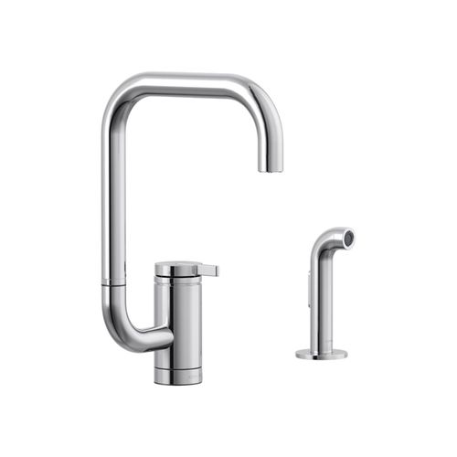 Main product image of Components Single-Handle Kitchen Sink Faucet w/ Two-Function Extended-Reach Spout And Side Sprayer (Polished Chrome), K-28274-CP