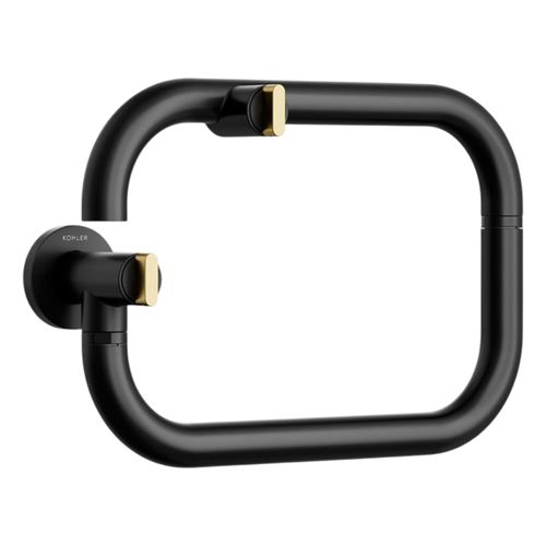 Main product image of Components Wall-Mount Pot Filler (Matte Black w/ Brushed Moderne Brass), K-28276-BMB