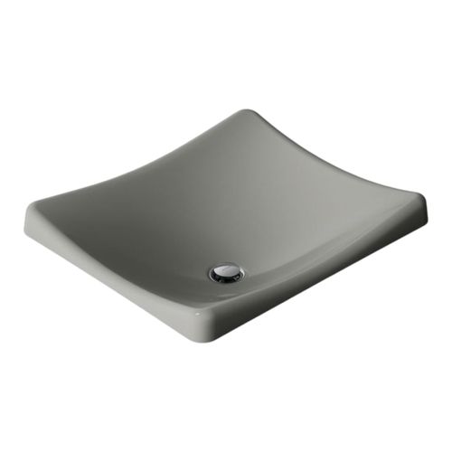 Main product image of Demilav 18-1/4" Rectangular Vessel Bathroom Sink, No Overflow (Thunder Grey), K-2833-58