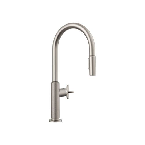 Main product image of Billet Touchless Pull-Down Kitchen Sink Faucet w/ Two-Function Sprayhead (Vibrant Stainless), K-28670-3RT2-VS