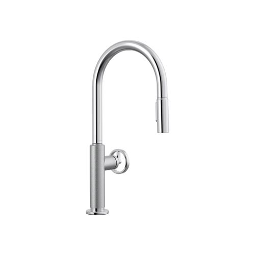 Main product image of Billet Touchless Pull-Down Kitchen Sink Faucet w/ Two-Function Sprayhead (Polished Chrome), K-28670-9RT2-CP