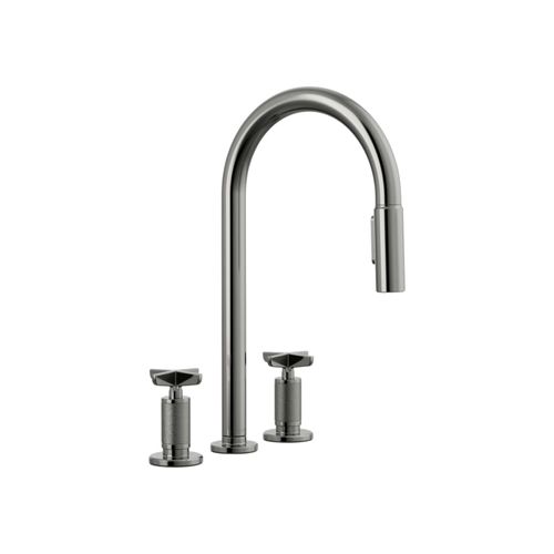 Main product image of Billet Pull-Down Kitchen Sink Faucet w/ Two-Function Sprayhead (Vibrant Titanium), K-28671-3-TT