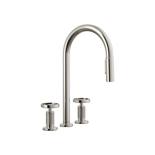 Main product image of Billet Pull-Down Kitchen Sink Faucet w/ Two-Function Sprayhead (Vibrant Polished Nickel), K-28671-9-SN