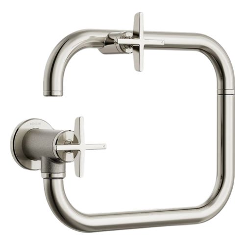 Main product image of Billet Wall-Mount Pot Filler (Vibrant Polished Nickel), K-28678-3-SN