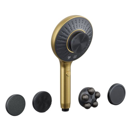 Main product image of Spaviva Two-Function Handshower w/ All-In-One Cleansing Device, 1.75 Gpm (Vibrant Brushed Moderne Brass), K-28682-G-2MB