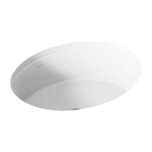 Main product image of 19-1/4" Oval Undermount Bathroom Sink (White), K-2881-0