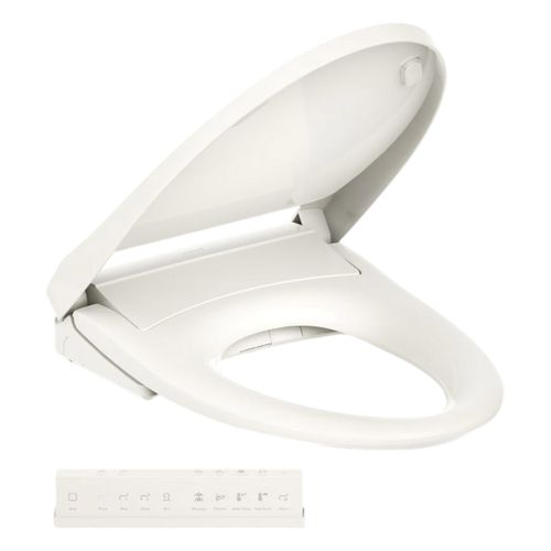 Main product image of Purewash E930 Elongated Bidet Toilet Seat w/ Remote Control (Biscuit), K-28821-96
